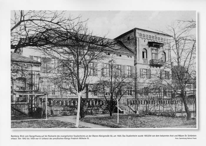 Studienheim am Gangolfsweg um 1920